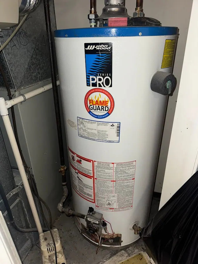 Hot water tanks & tankless water heaters work completed by Eddie's in an Edmonton home