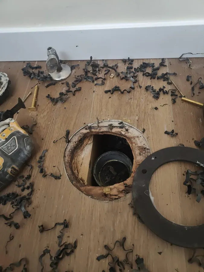 Toilet replacements work completed by Eddie's in an Edmonton home