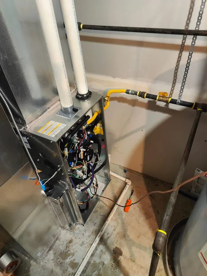 Furnaces work completed by Eddie's in an Edmonton home