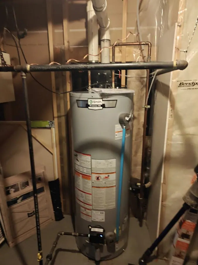 Hot water tanks & tankless water heaters work completed by Eddie's in an Edmonton home